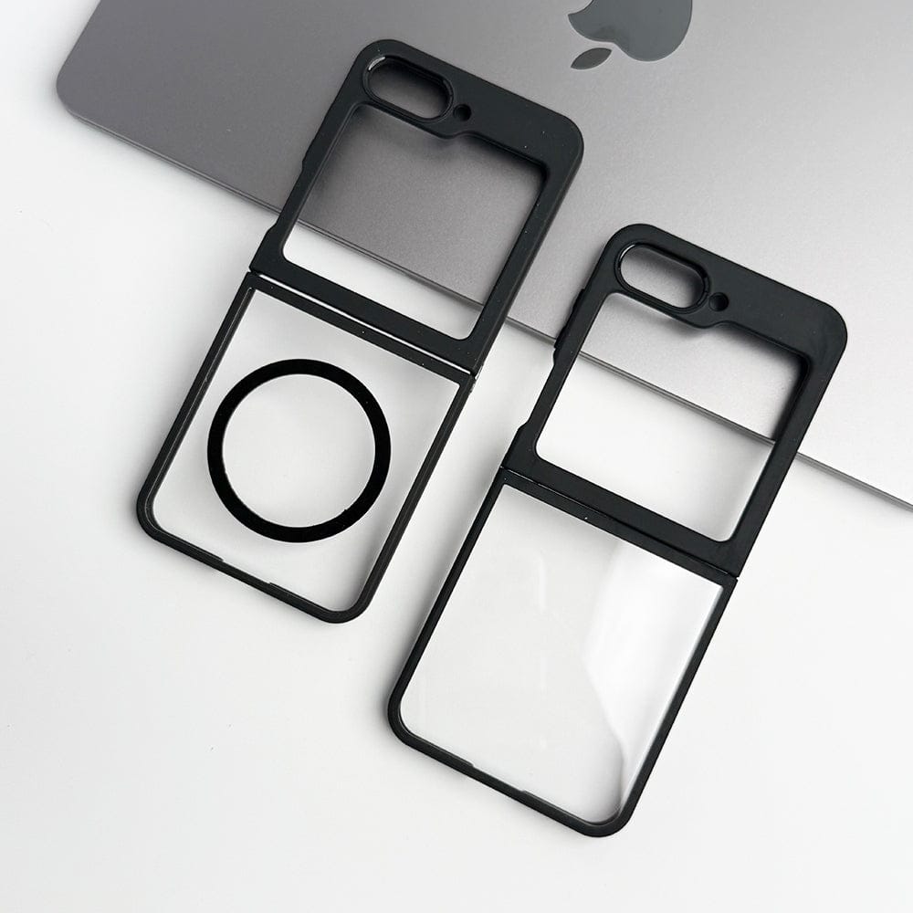 FRATO Flip 6 Collection Samsung Galaxy Z Flip 6 Transparent Acrylic Side Bumper Cover