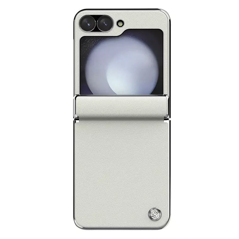 FRATO Flip 6 Collection White Nillkin Flip modern case for Samsung Galaxy Z Flip6 5G