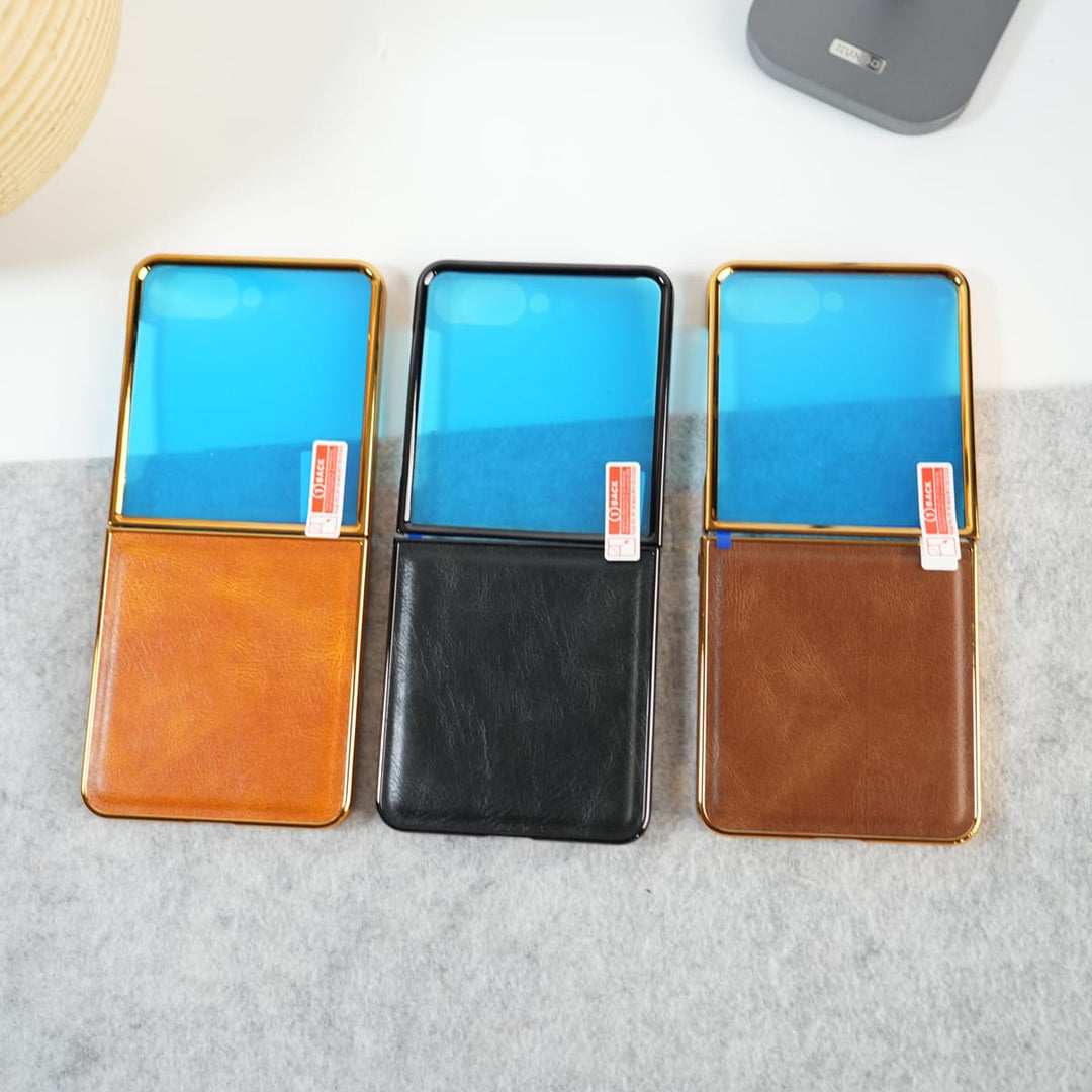 FRATO Flip 7 Collections Samsung Galaxy Z Flip 7 Vintage Leather Texture Case