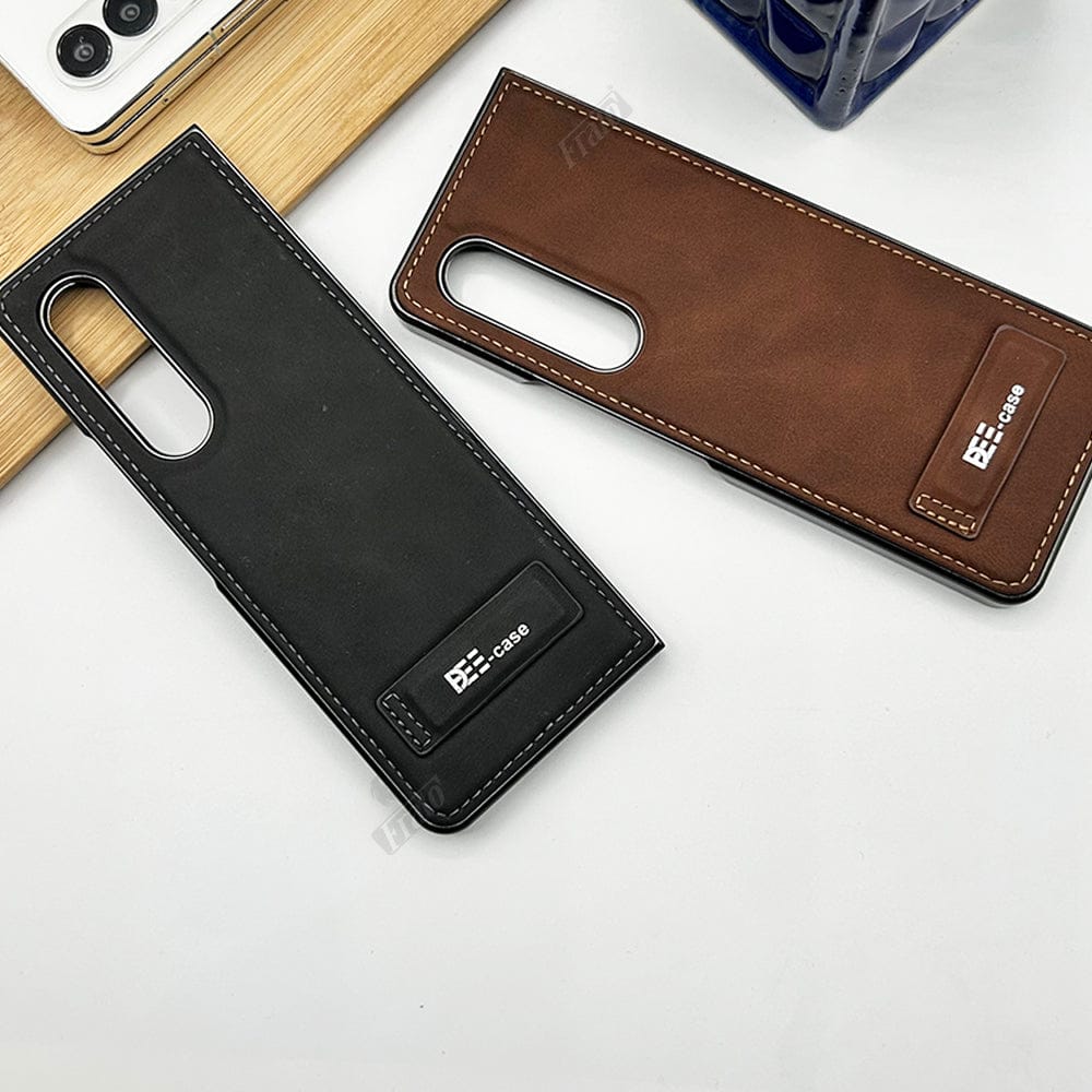 FRATO Fold 3 Collection Samsung Galaxy Z Fold 3 Leather Fall Proof Case Cover