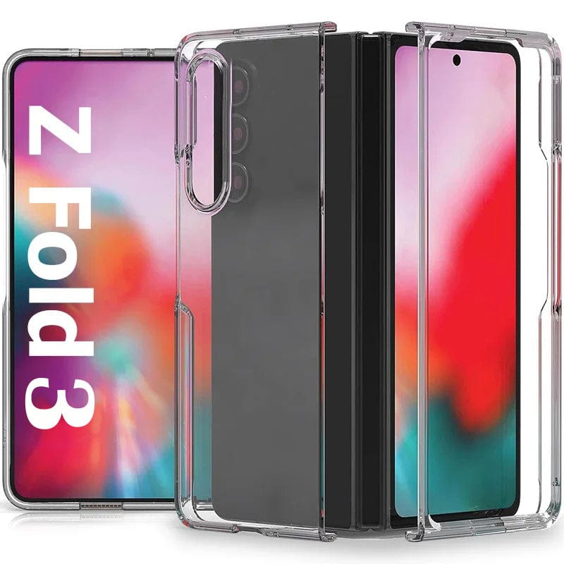 FRATO Fold 3 Collection Samsung Galaxy Z Fold 3 Transparent Cristal Hard Shell Cover Case
