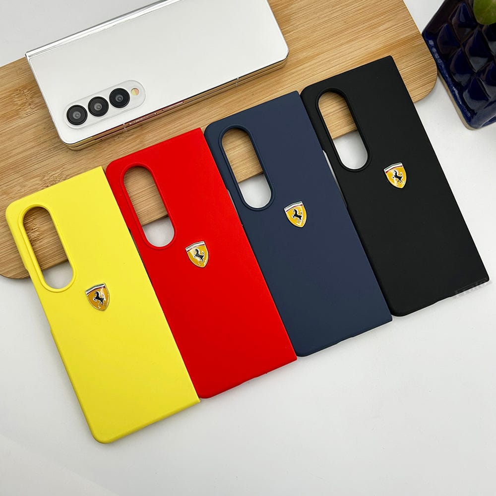 FRATO Fold 4 Collections Samsung Fold 4 Ferrari Sports Car Logo Case Cover