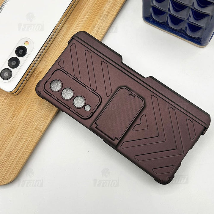 FRATO Fold 4 Collections Samsung Galaxy Z Fold 4 Adjustable Kickstand &amp; Pen Holder Case Cover