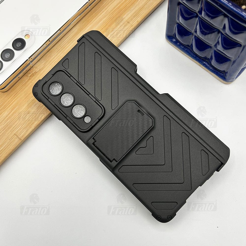 FRATO Fold 4 Collections Samsung Galaxy Z Fold 4 Adjustable Kickstand &amp; Pen Holder Case Cover