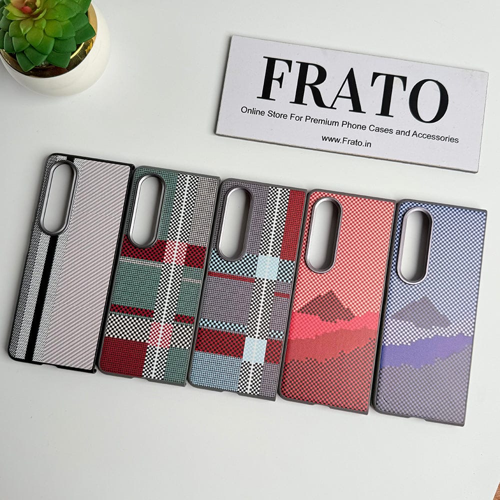 FRATO Fold 4 Collections Samsung Galaxy Z Fold 4 Aramid Designer Cover