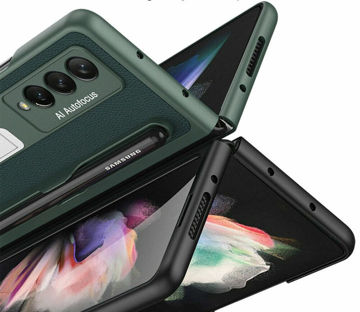 FRATO Fold 4 Collections Samsung Galaxy Z Fold 4 Case with S-Pen Leather Pocket
