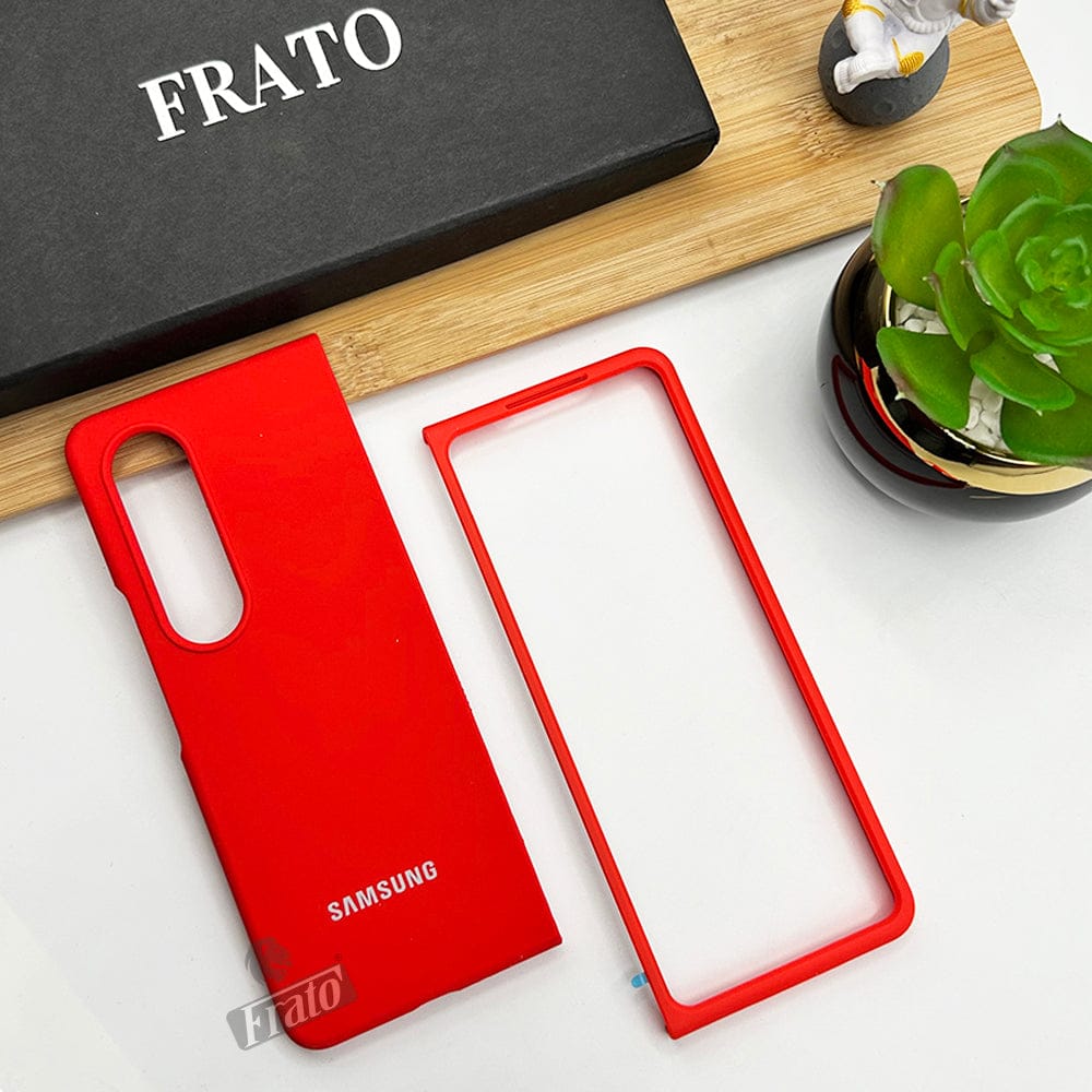 FRATO Fold 4 Collections Samsung Galaxy Z Fold 4 Soft Liquid Silicone Case Cover