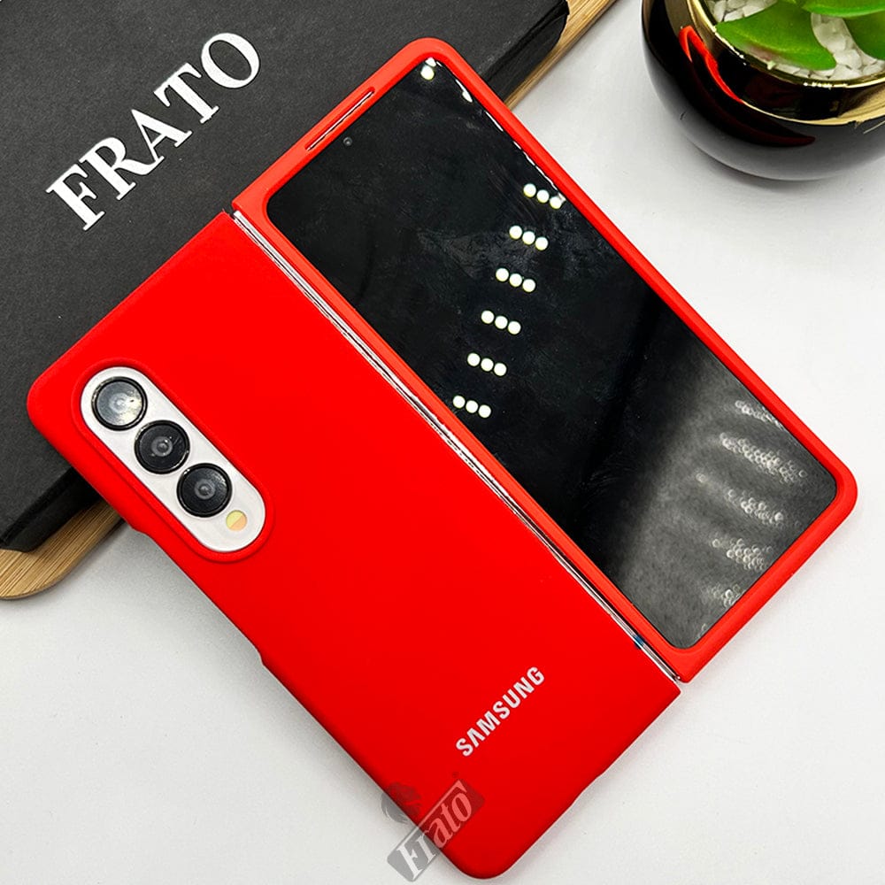 FRATO Fold 4 Collections Samsung Galaxy Z Fold 4 Soft Liquid Silicone Case Cover