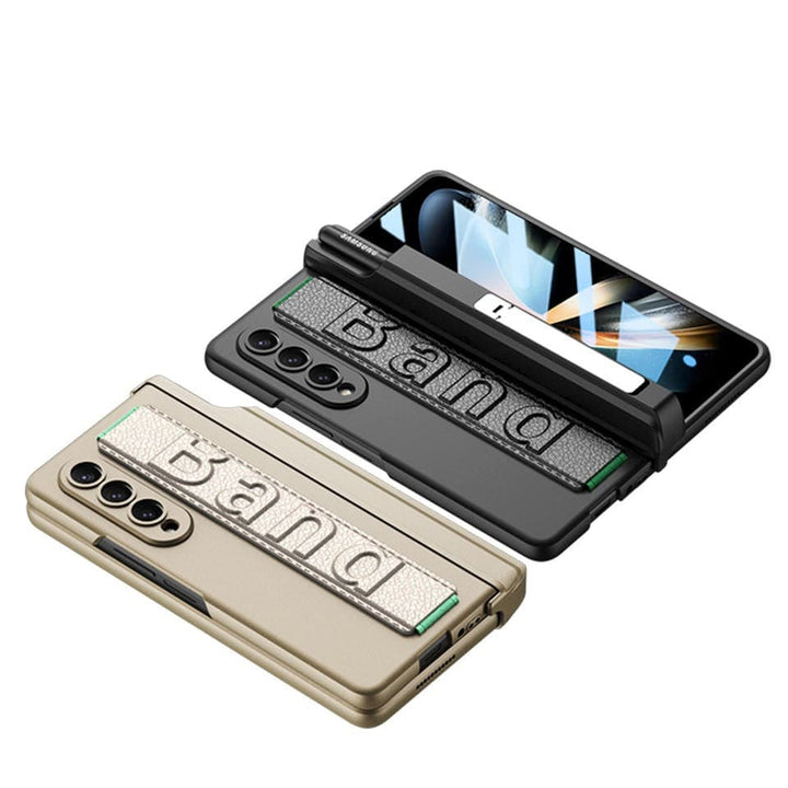 FRATO Fold 4 Collections Samsung Z Fold 4 Case With Wrist Strap And Pen Holder