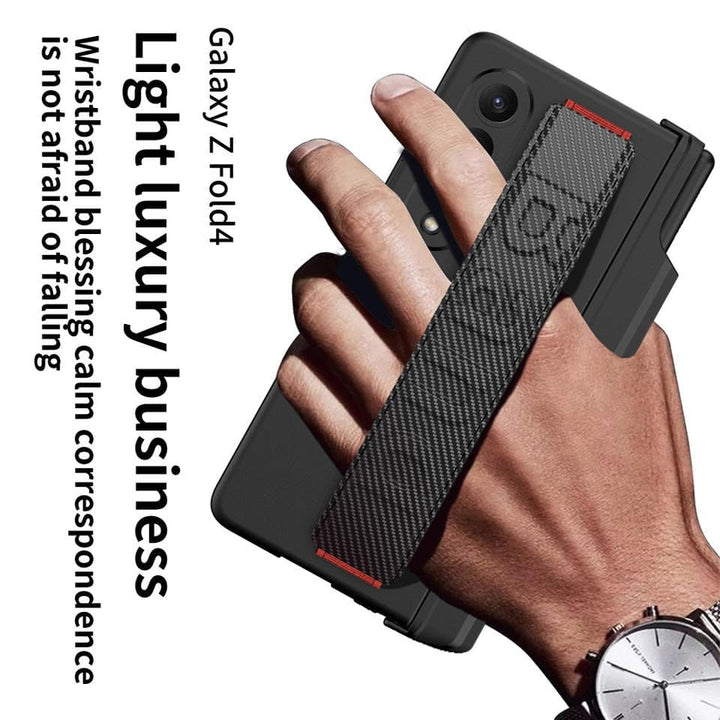 FRATO Fold 4 Collections Samsung Z Fold 4 Case With Wrist Strap And Pen Holder