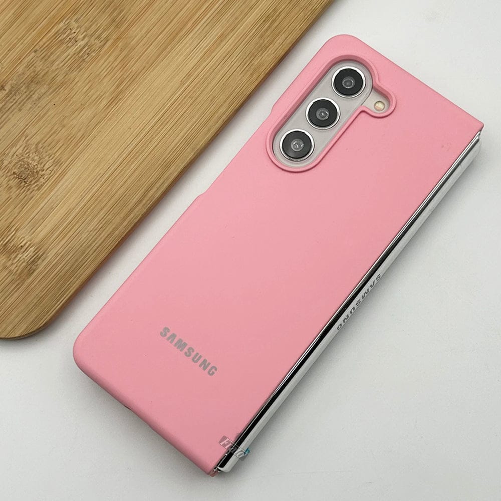 FRATO Fold 5 Collection Pink Samsung Galaxy Z Fold 5 Liquid Silicone Case Cover