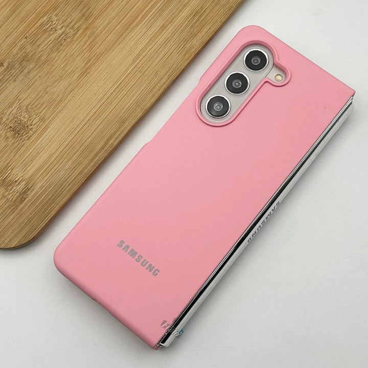 FRATO Fold 5 Collection Pink Samsung Galaxy Z Fold 5 Liquid Silicone Case Cover
