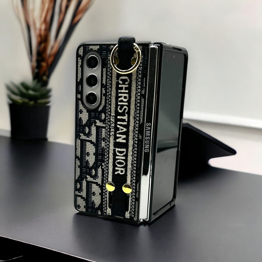 FRATO Fold 5 Collection Samsung Galaxy Z Fold 5 CD Belt Embroidery Case Cover