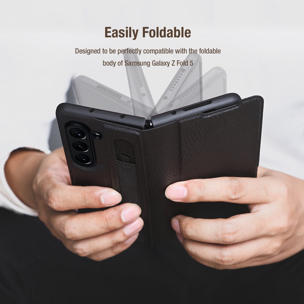 FRATO Fold 5 Collection Samsung Galaxy Z Fold 5 Nillkin Aoge Leather Cover Case Cover