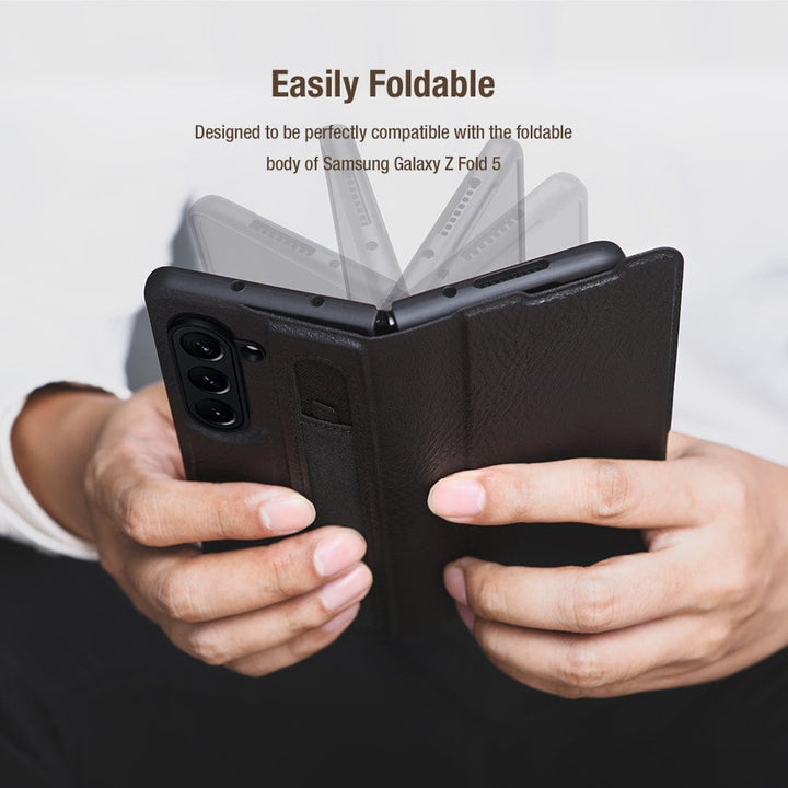 FRATO Fold 5 Collection Samsung Galaxy Z Fold 5 Nillkin Aoge Leather Cover Case Cover