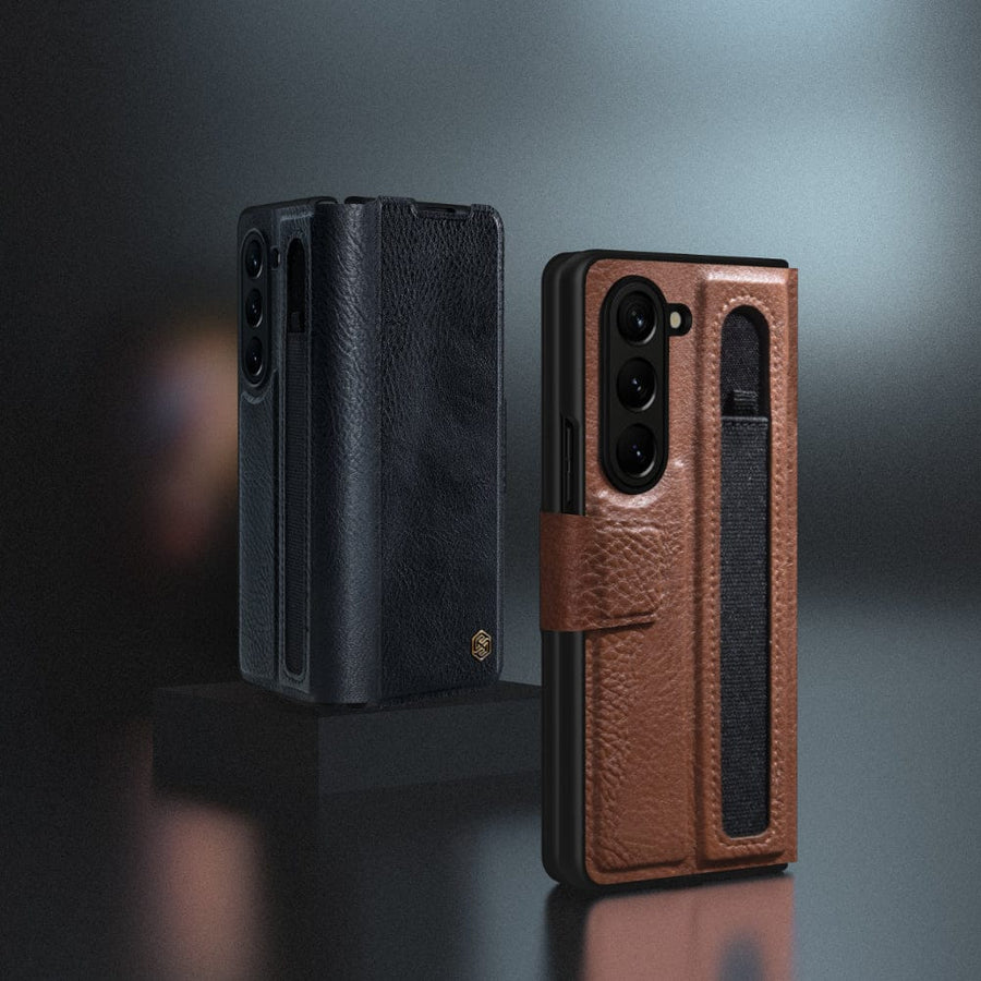 FRATO Fold 5 Collection Samsung Galaxy Z Fold 5 Nillkin Aoge Leather Cover Case Cover