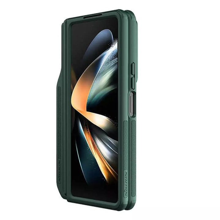 FRATO Fold 5 Collection Samsung Galaxy Z Fold 5 Nillkin Camshield Camera Protective Case With S Pen Holder Green