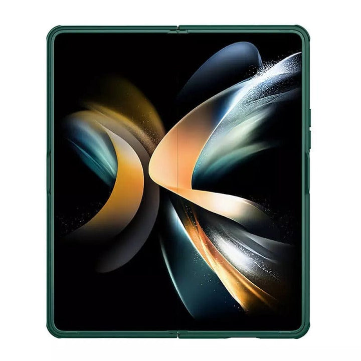 FRATO Fold 5 Collection Samsung Galaxy Z Fold 5 Nillkin Camshield Camera Protective Case With S Pen Holder Green
