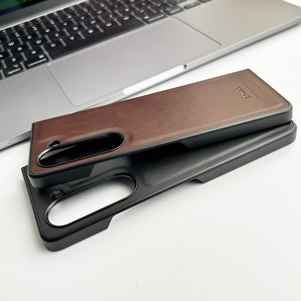 FRATO Fold 5 Collection Samsung Galaxy Z Fold 5 PU Leather Plain Case Cover