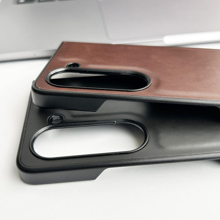 FRATO Fold 5 Collection Samsung Galaxy Z Fold 5 PU Leather Plain Case Cover