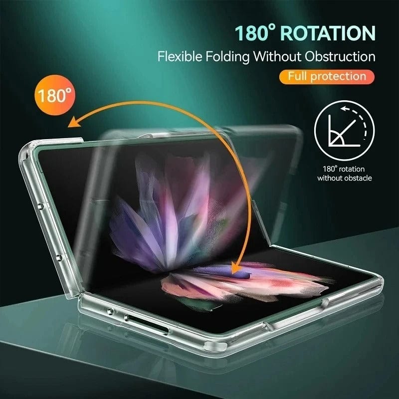 FRATO Fold 5 Collection Samsung Galaxy Z Fold 5 Transparent Cristal Hard Shell Cover Case