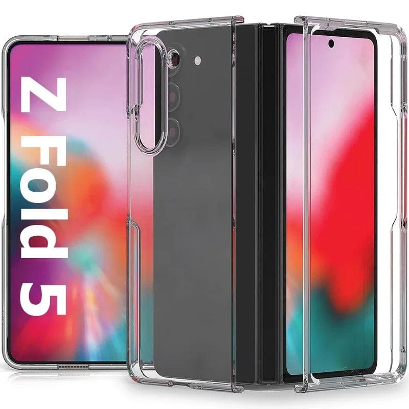 FRATO Fold 5 Collection Samsung Galaxy Z Fold 5 Transparent Cristal Hard Shell Cover Case