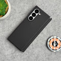 Samsung Galaxy Z Fold 6 Carbon Fiber Hinge Protection Case With Front Glass Protection