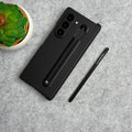 Samsung Galaxy Z Fold 6 Metal S-Pen front Glass Protection Hinge Case Folding Cover