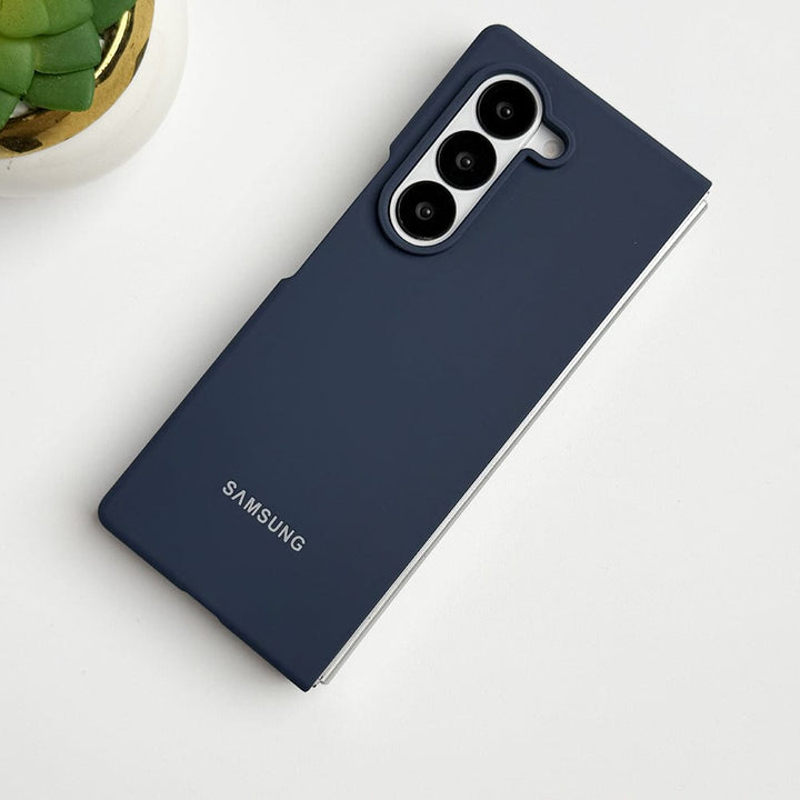 FRATO Fold 6 Collection Blue Samsung Galaxy Z Fold 6 Smooth Premium Silicone Cover