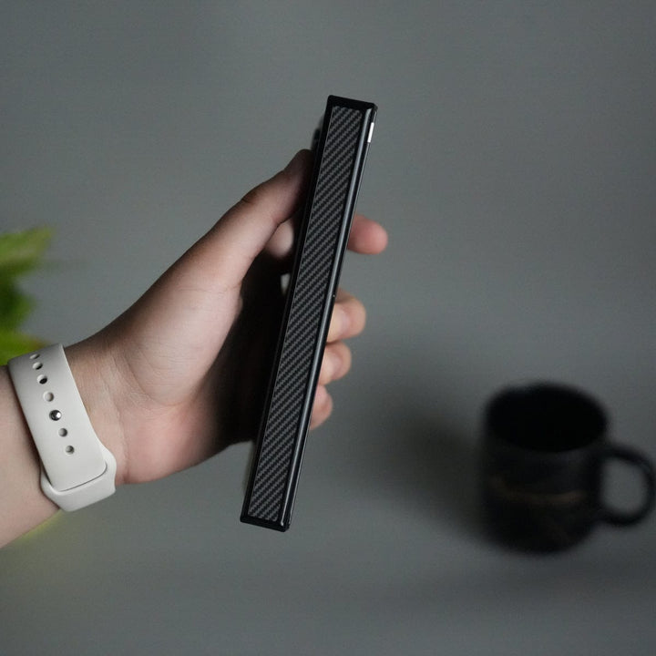 FRATO Fold 6 Collection Galaxy Z Fold 6 Carbon Design MagSafe Cover | Hinge Protection | Front Glass Case
