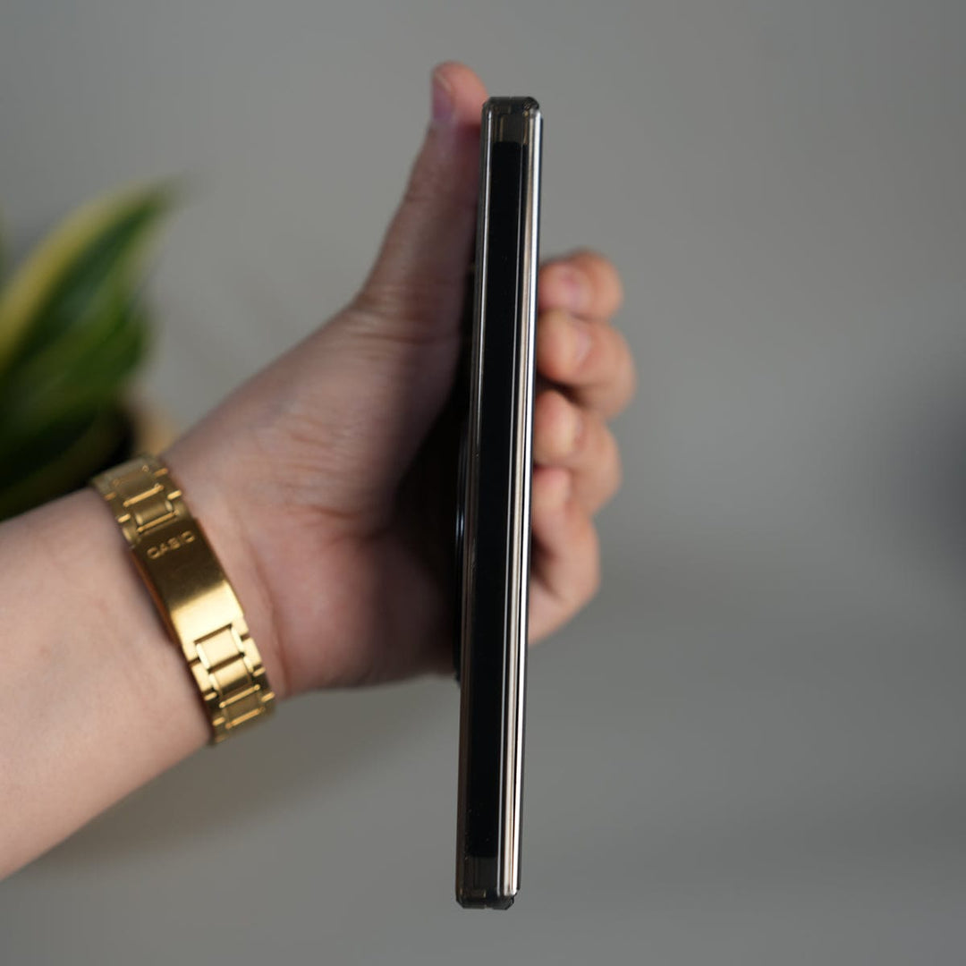 FRATO Fold 6 Collection Galaxy Z Fold 7 Transparent Case with Ring Stand | Clear Shockproof Cover