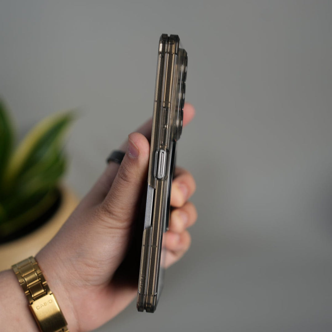 FRATO Fold 6 Collection Galaxy Z Fold 7 Transparent Case with Ring Stand | Clear Shockproof Cover