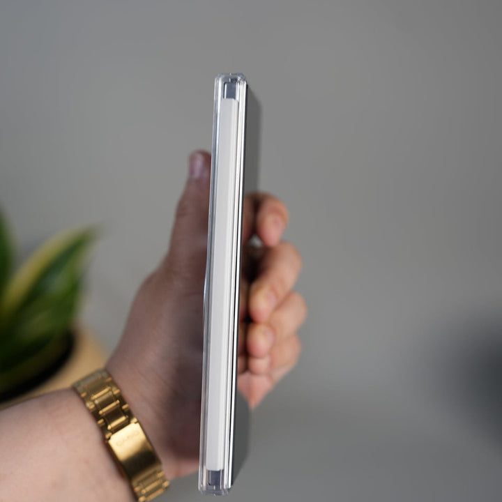 FRATO Fold 6 Collection Galaxy Z Fold 7 Transparent Case with Ring Stand | Clear Shockproof Cover