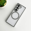 Samsung Galaxy Z Fold 6 Smoke Frosted Case With Magnetic Charging Ring