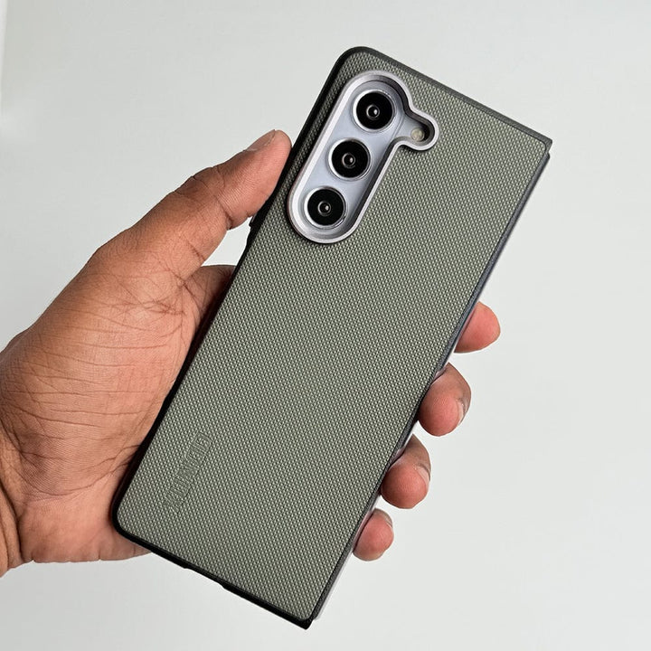 FRATO Fold 6 Collection Green Samsung Galaxy Z Fold 6  Dotted Texture Cover