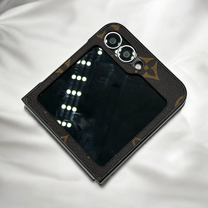 FRATO Fold 6 Collection Samsung Galaxy Z Flip 6 Luxury Leather Case Cover