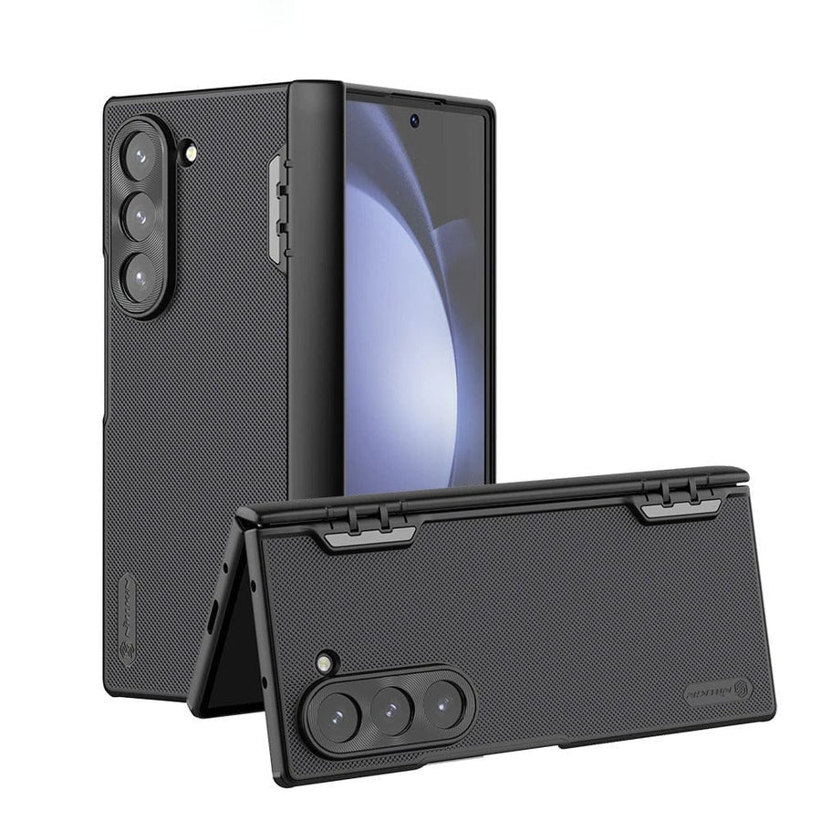 FRATO Fold 6 Collection Samsung Galaxy Z Fold 6 5G Nillkin Super Frosted Shield Folding Back Cover Black