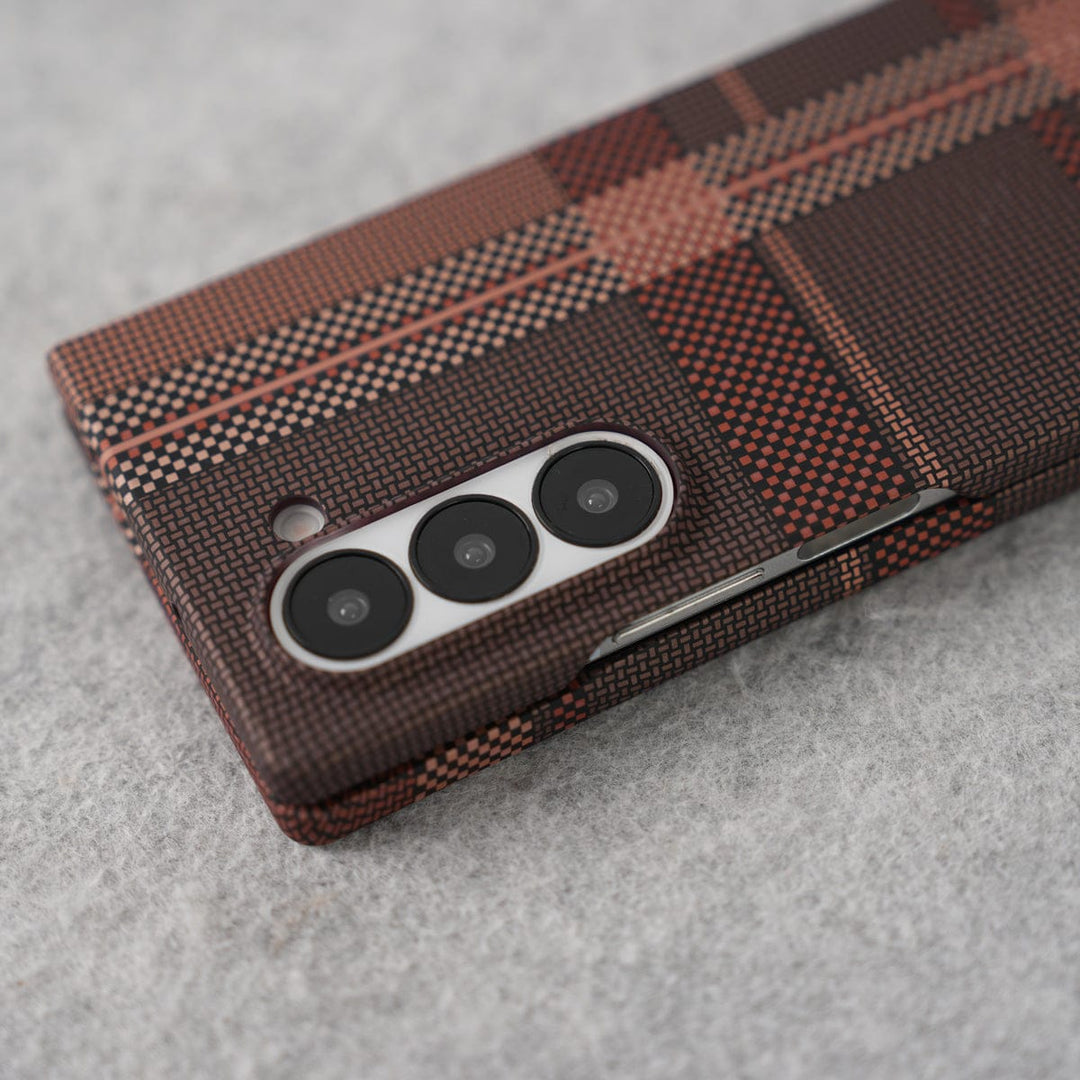 FRATO Fold 6 Collection Samsung Galaxy Z fold 6 Carbon Fiber Texture Aramid Design Hard Pc MagSafe Case Cover