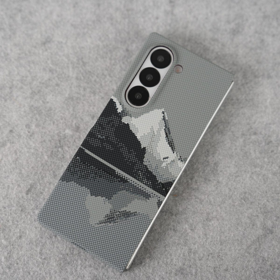 FRATO Fold 6 Collection Samsung Galaxy Z fold 6 Carbon Fiber Texture Aramid Design Hard Pc MagSafe Case Cover