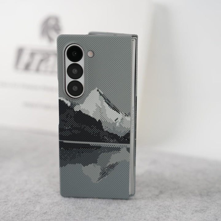 FRATO Fold 6 Collection Samsung Galaxy Z fold 6 Carbon Fiber Texture Aramid Design Hard Pc MagSafe Case Cover