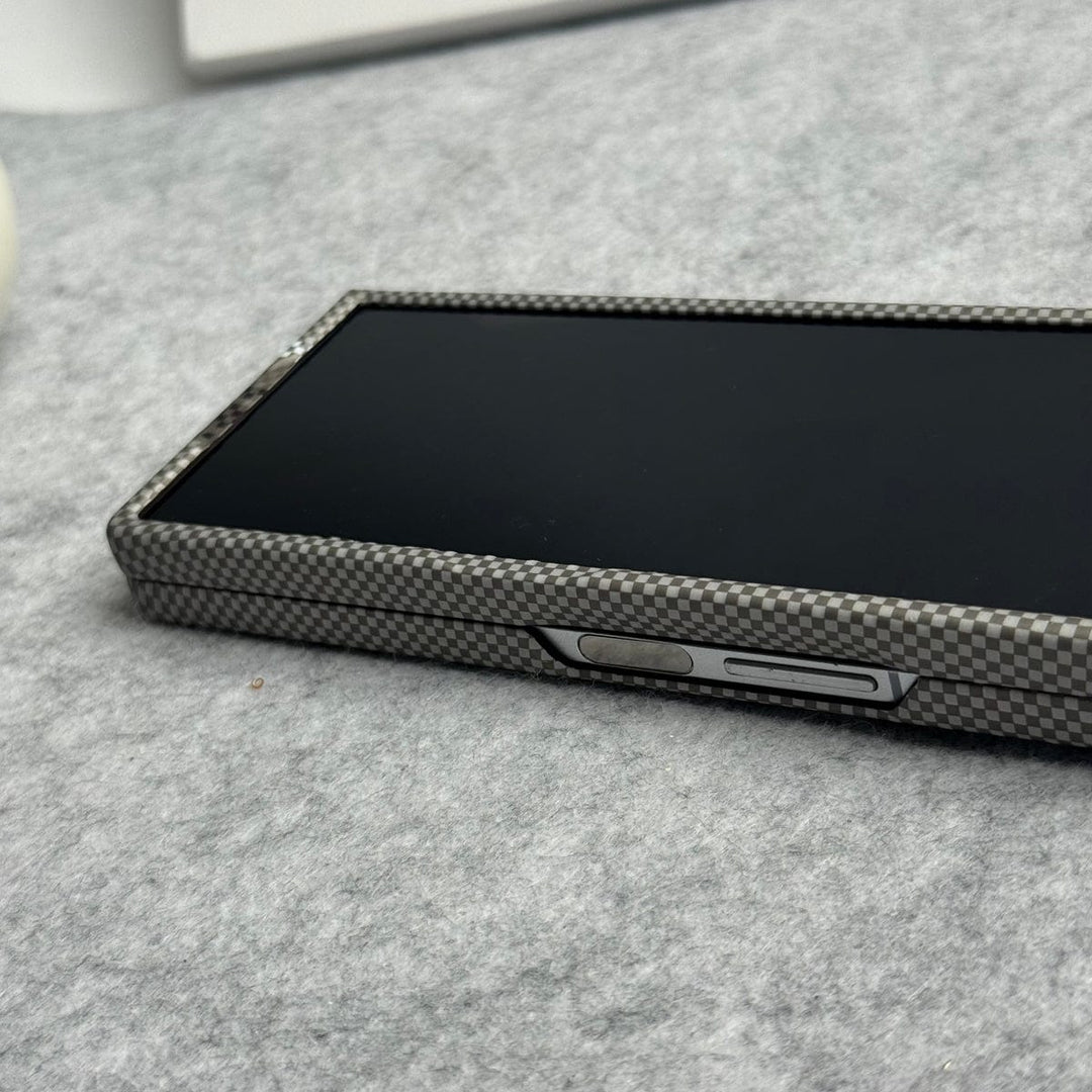 FRATO Fold 6 Collection Samsung Galaxy Z Fold 6 Carbon Fiber Texture Aramid Design Hard Pc MagSafe Case Cover