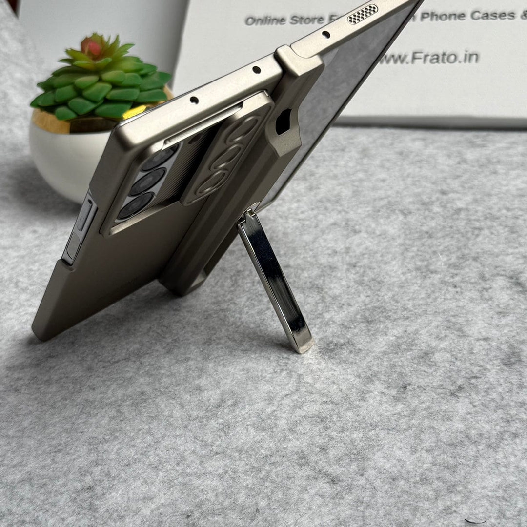 FRATO Fold 6 Collection Samsung Galaxy Z Fold 6 GKK Camera Protection Slider Magnetic Hinge Front Glass Protective Cover