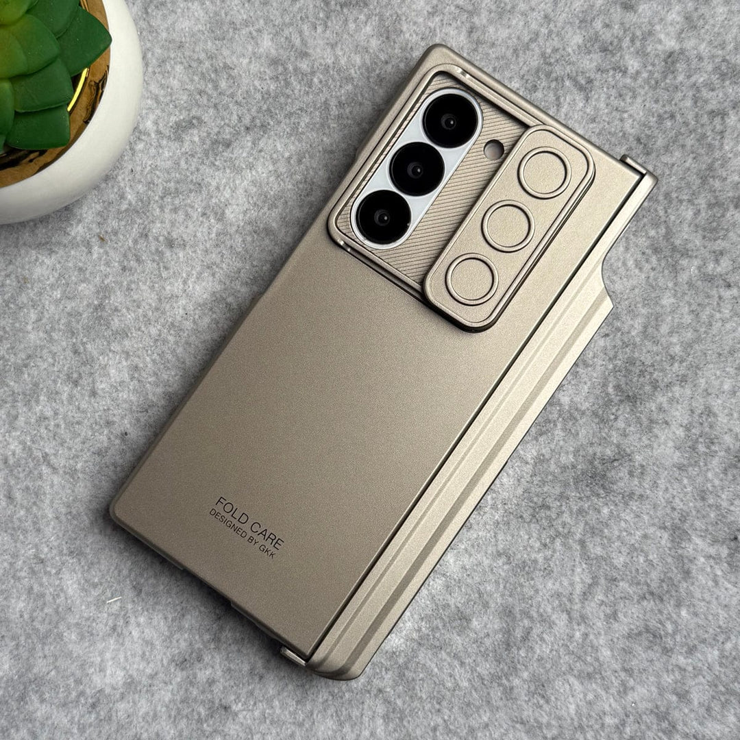 FRATO Fold 6 Collection Samsung Galaxy Z Fold 6 GKK Camera Protection Slider Magnetic Hinge Front Glass Protective Cover