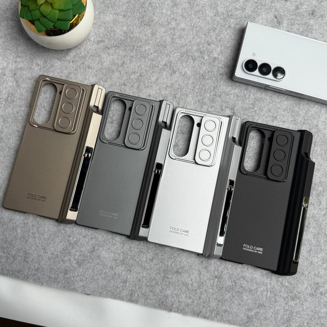 FRATO Fold 6 Collection Samsung Galaxy Z Fold 6 GKK Camera Protection Slider Magnetic Hinge Front Glass Protective Cover