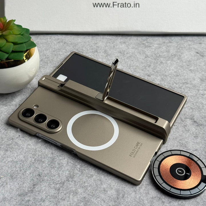 FRATO Fold 6 Collection Samsung Galaxy Z Fold 6 GKK MagSafe Magnetic Hinge Front Glass Protective Cover