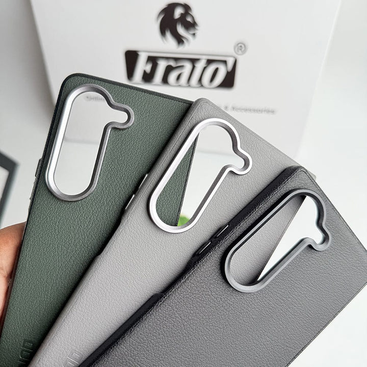 FRATO Fold 6 Collection Samsung Galaxy Z Fold 6  Leather Texture Hard Cover