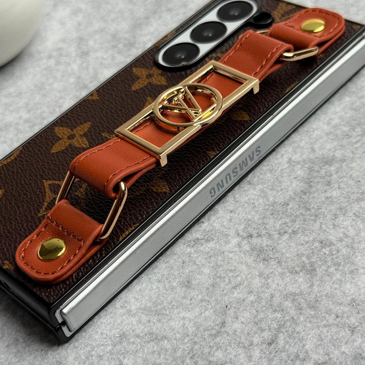 FRATO Fold 6 Collection Samsung Galaxy Z Fold 6 Luxury Brand Strap Holder Case
