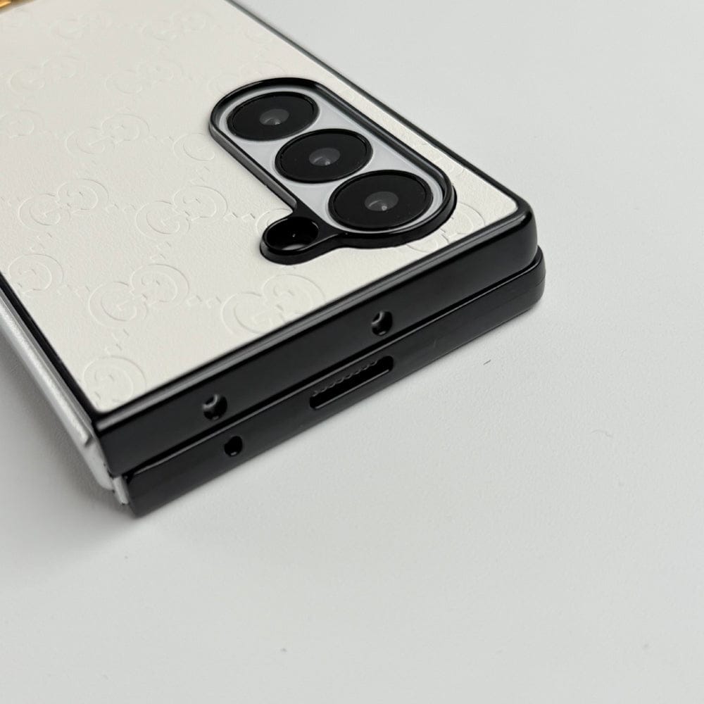 FRATO Fold 6 Collection Samsung Galaxy Z fold 6 Luxury GG Fashion Leather Brand Case Cover