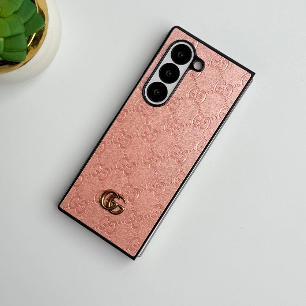 FRATO Fold 6 Collection Samsung Galaxy Z fold 6 Luxury GG Fashion Leather Brand Case Cover