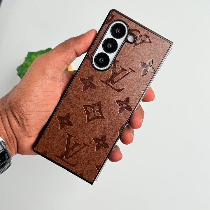 FRATO Fold 6 Collection Samsung Galaxy Z Fold 6 Luxury PU Leather Fashion Brand Case Cover